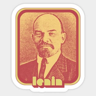 Vladimir Lenin // Retro Aesthetic Fan Art Design Sticker